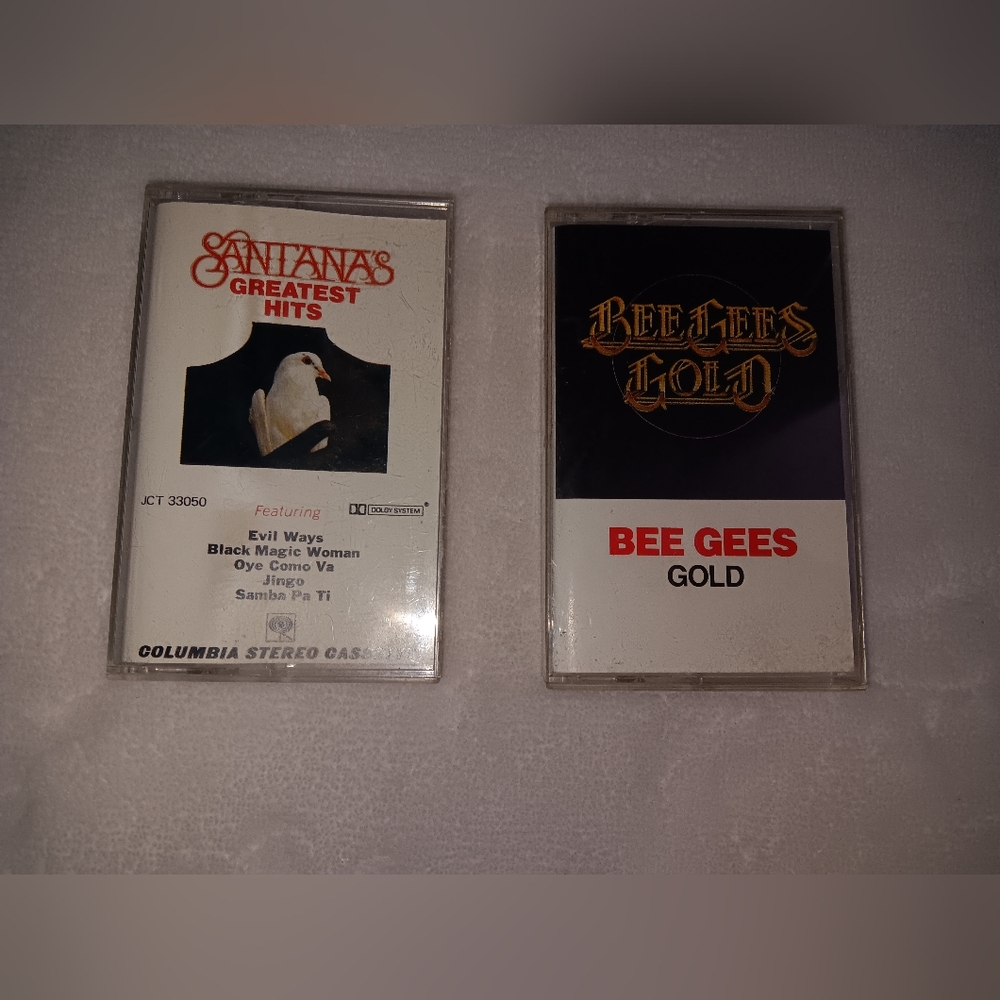 1970s Vintage Cassette Lot Of 2 Pre-owned